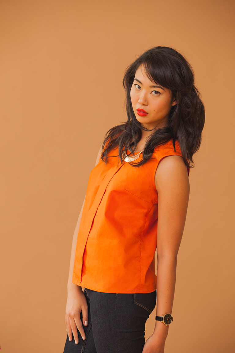 The Sorbetto sewing pattern, from Seamwork