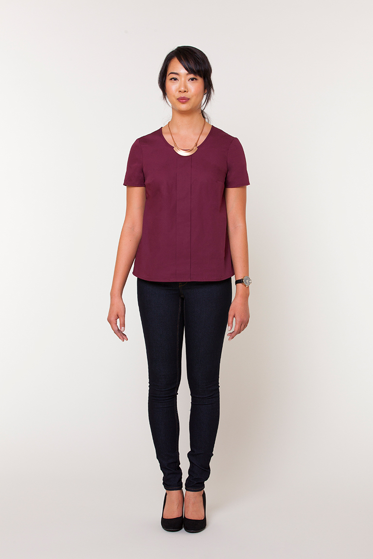 The Sorbetto sewing pattern, from Seamwork