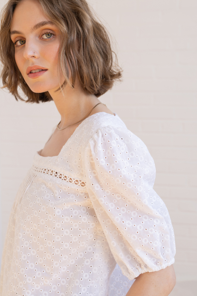 Bloom blouse details