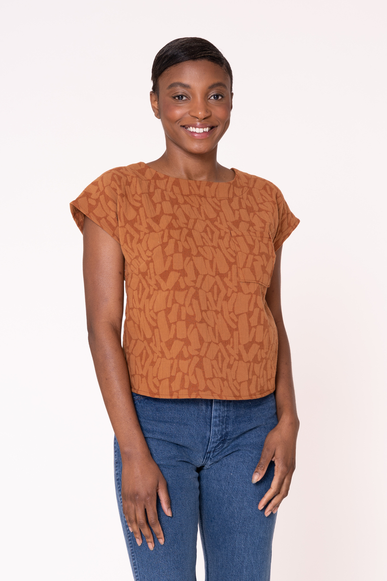 The Hansie sewing pattern, from Seamwork