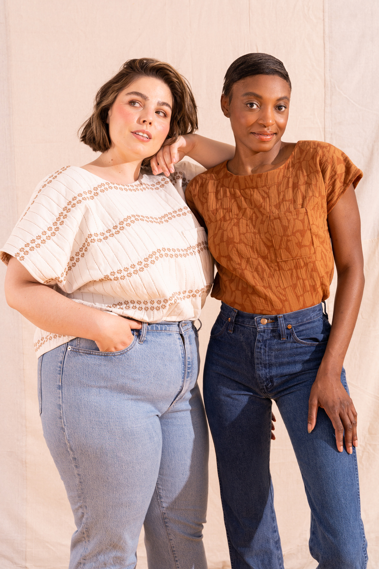 The Hansie sewing pattern, from Seamwork