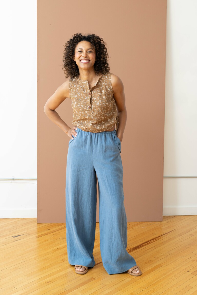 The  sewing pattern, from Seamwork