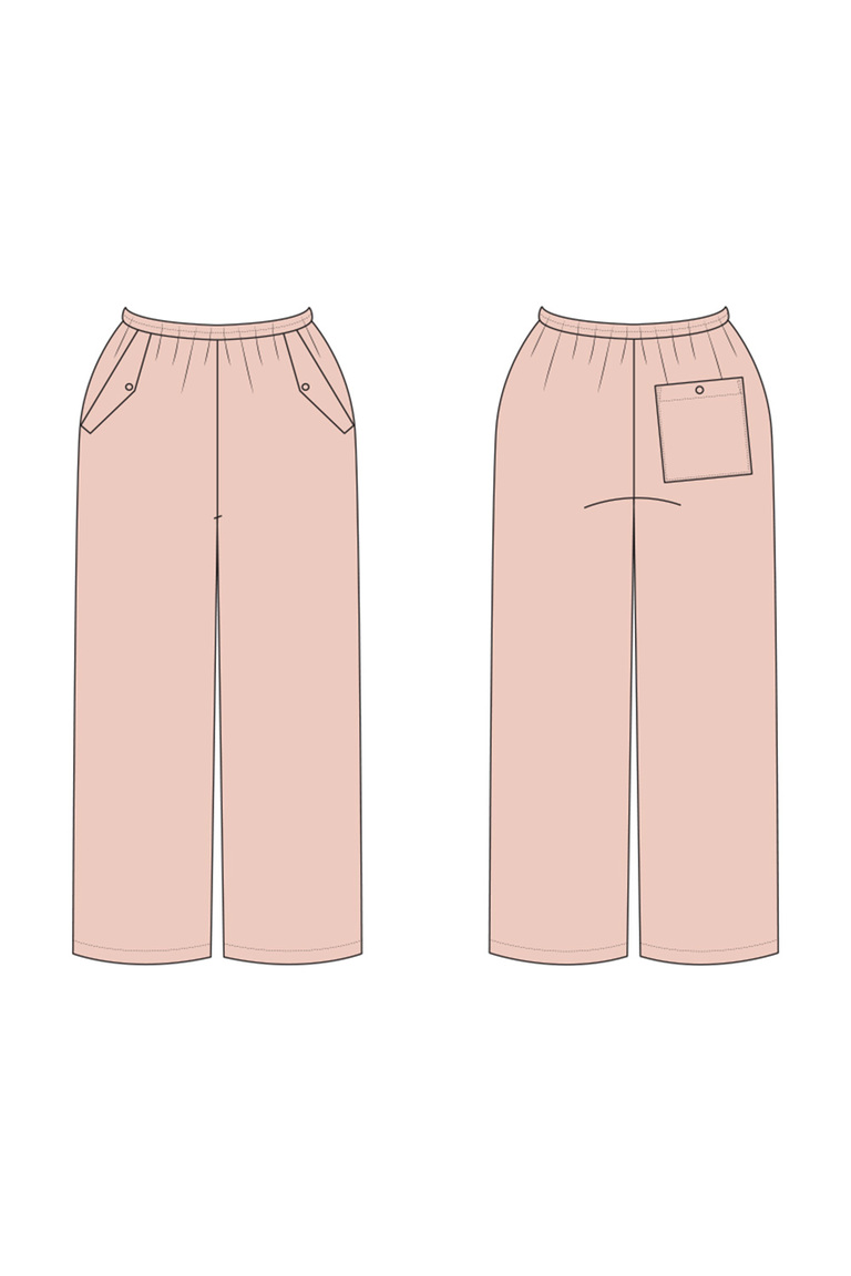 The  sewing pattern, from Seamwork