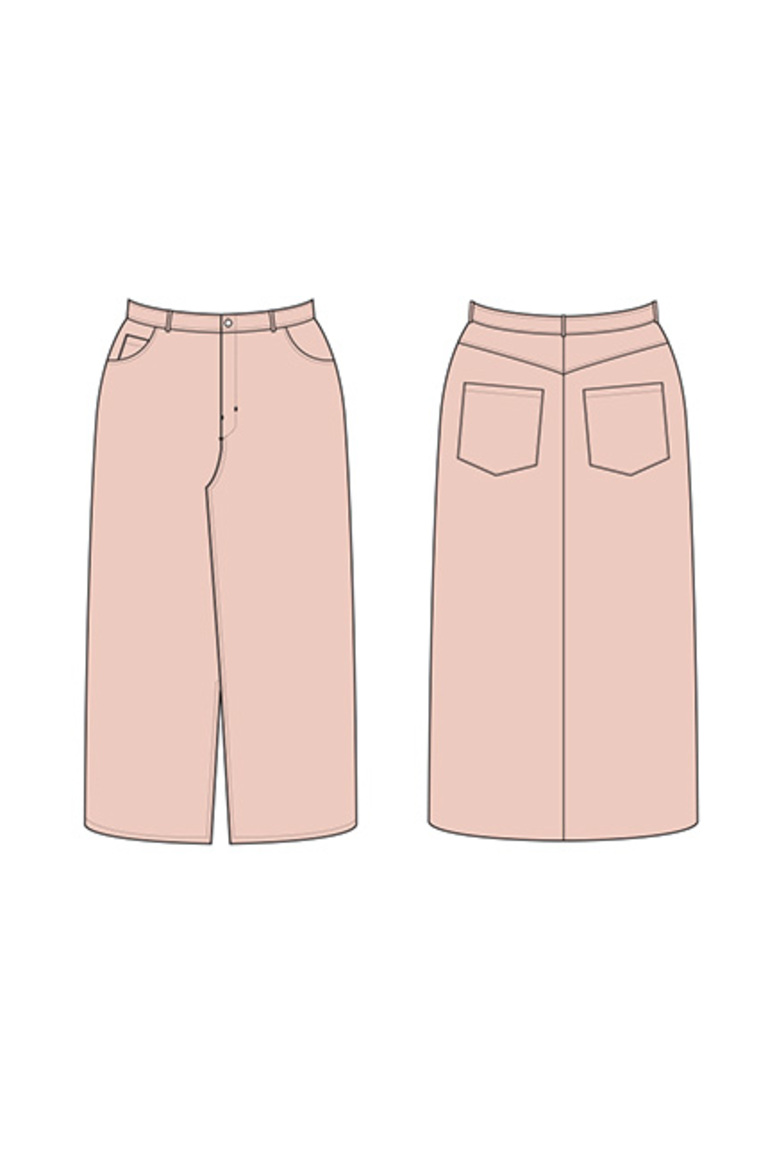 The  sewing pattern, from Seamwork