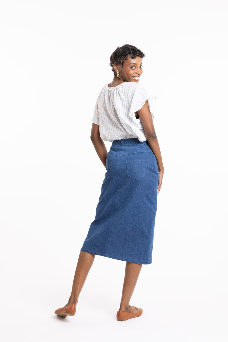 The  sewing pattern, from Seamwork