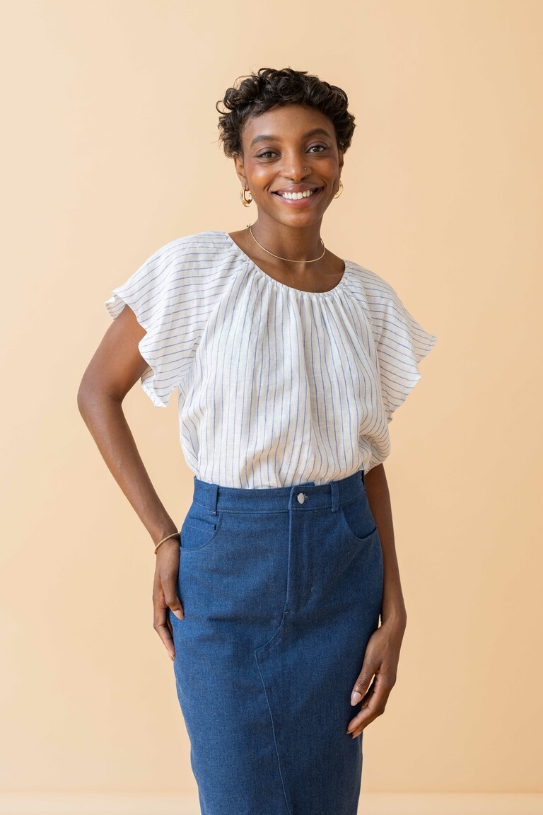 The  sewing pattern, from Seamwork