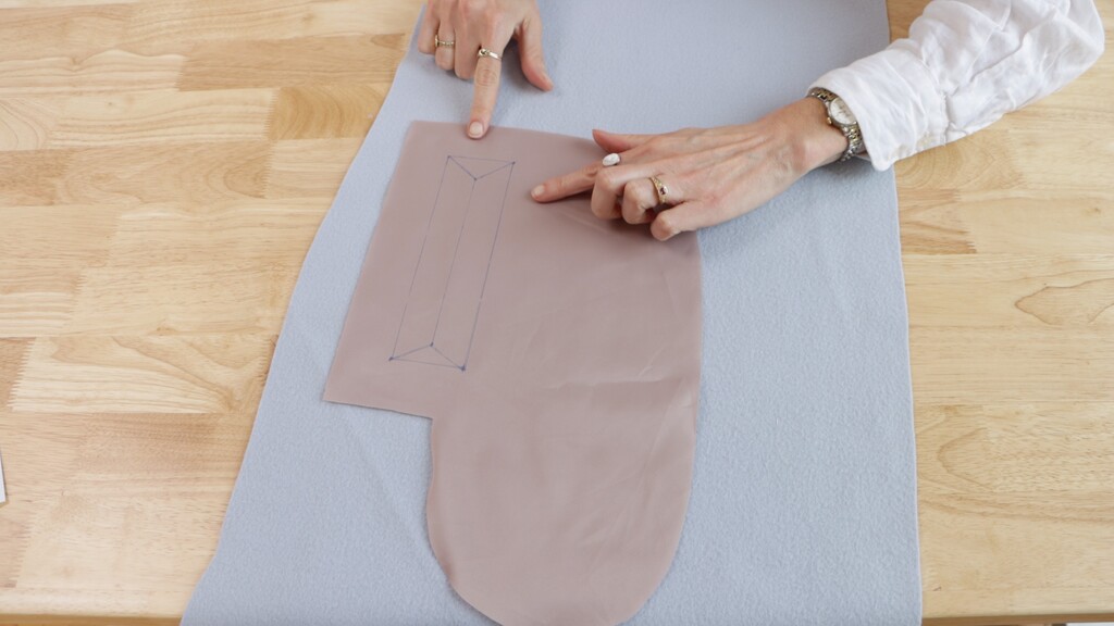 Step-by-step progression of welt pocket construction 2