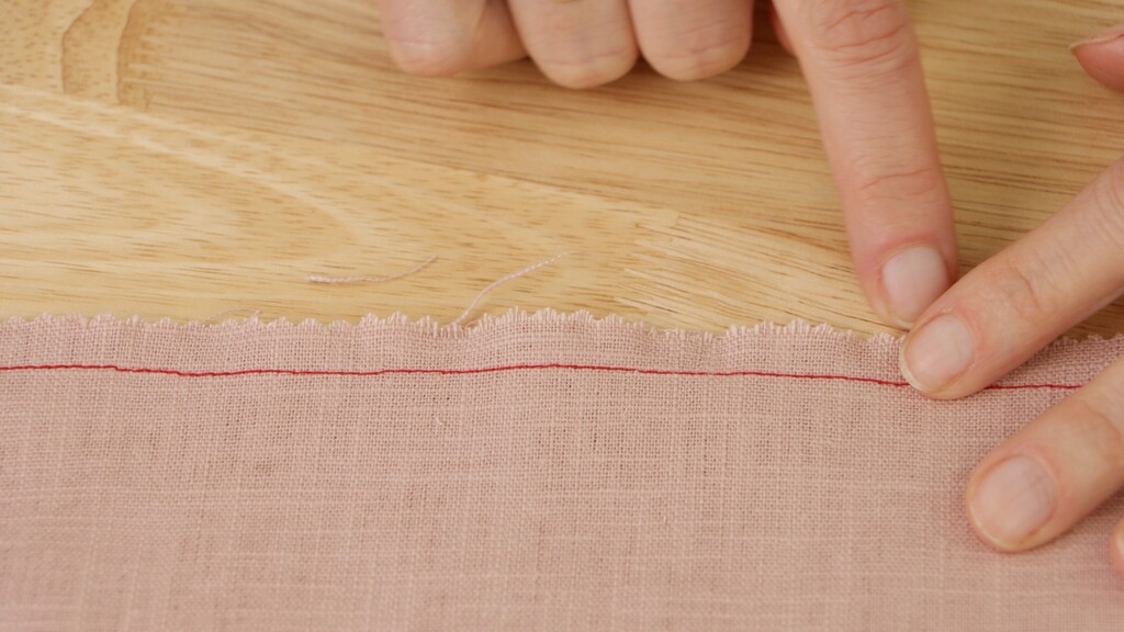 successful pinked edges