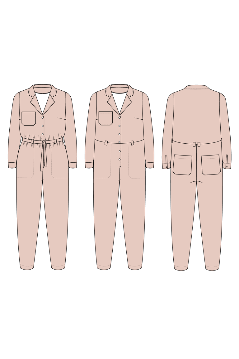 The  sewing pattern, from Seamwork