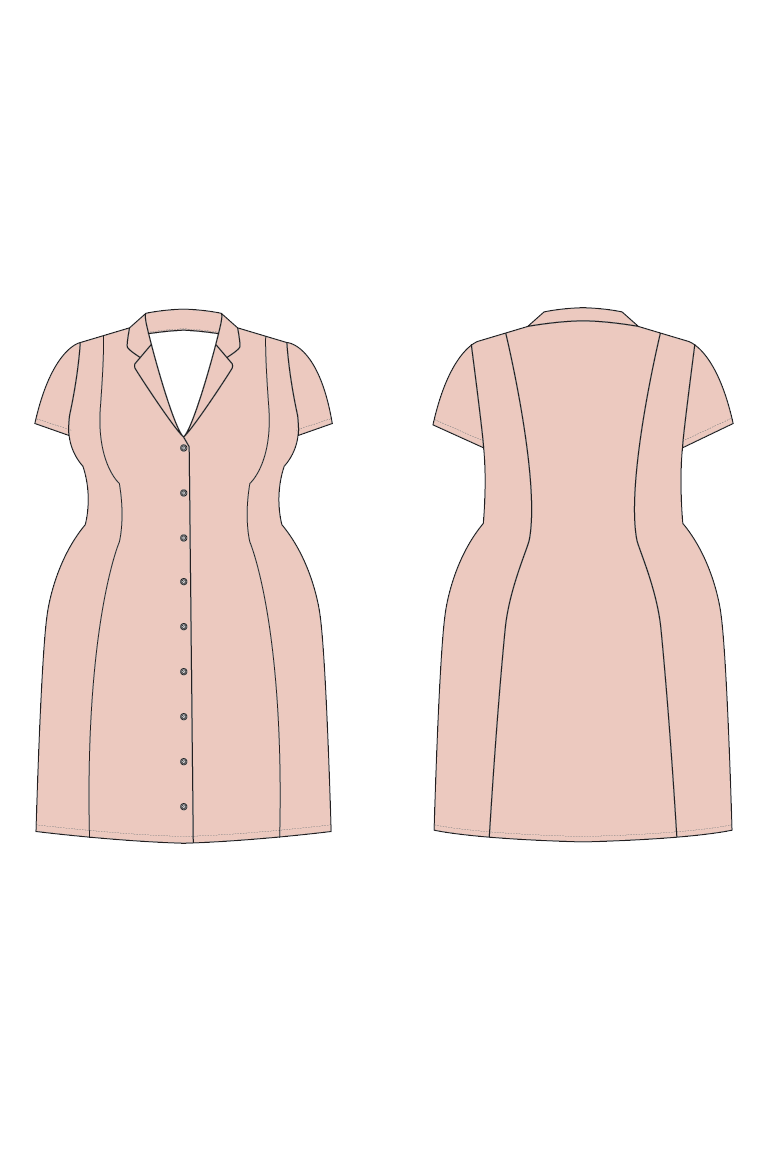 The Chantelle sewing pattern, from Seamwork