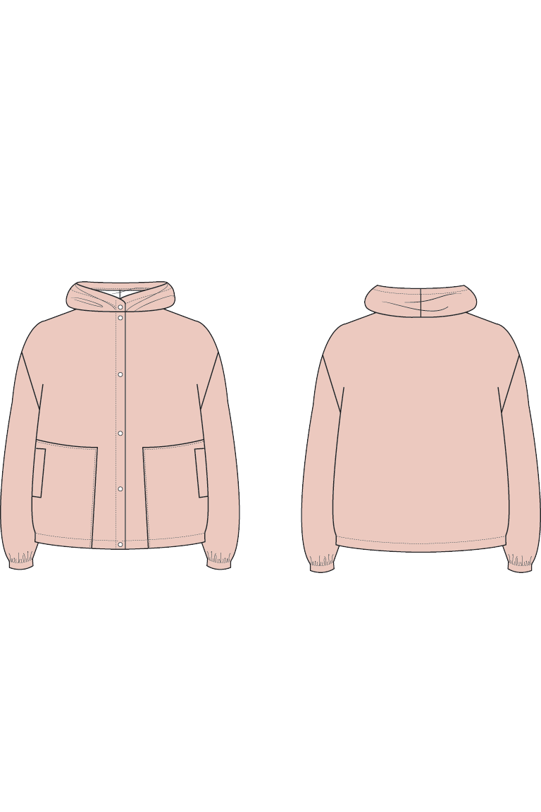 The  sewing pattern, from Seamwork