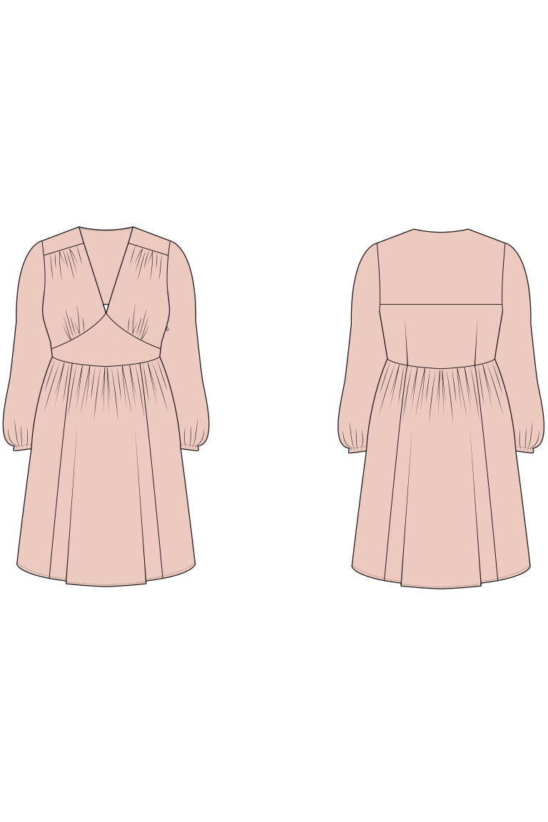 The Frankie sewing pattern, from Seamwork