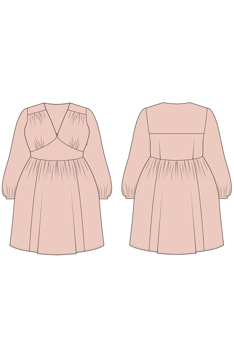 The Frankie sewing pattern, from Seamwork