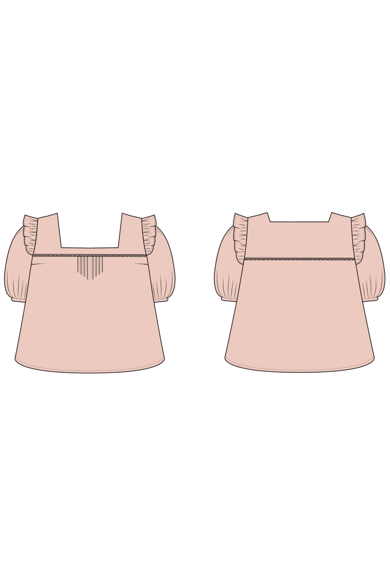 The  sewing pattern, from Seamwork