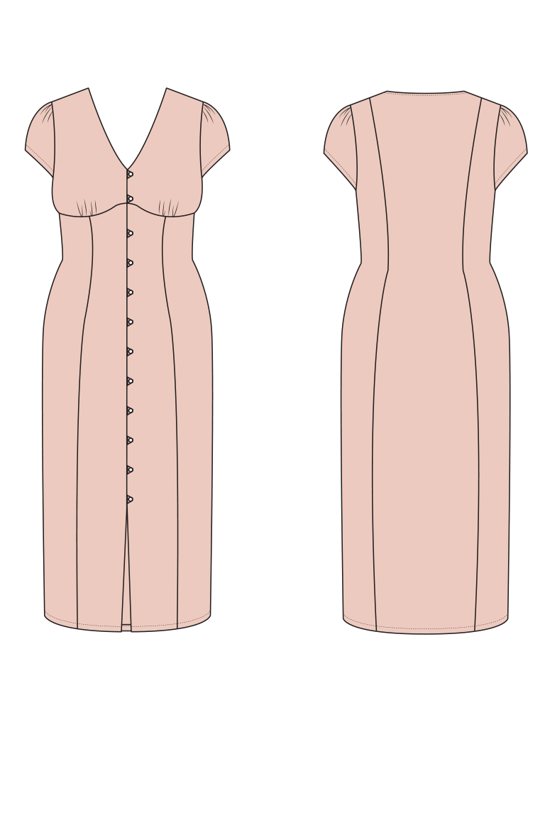The Lilac sewing pattern, from Seamwork