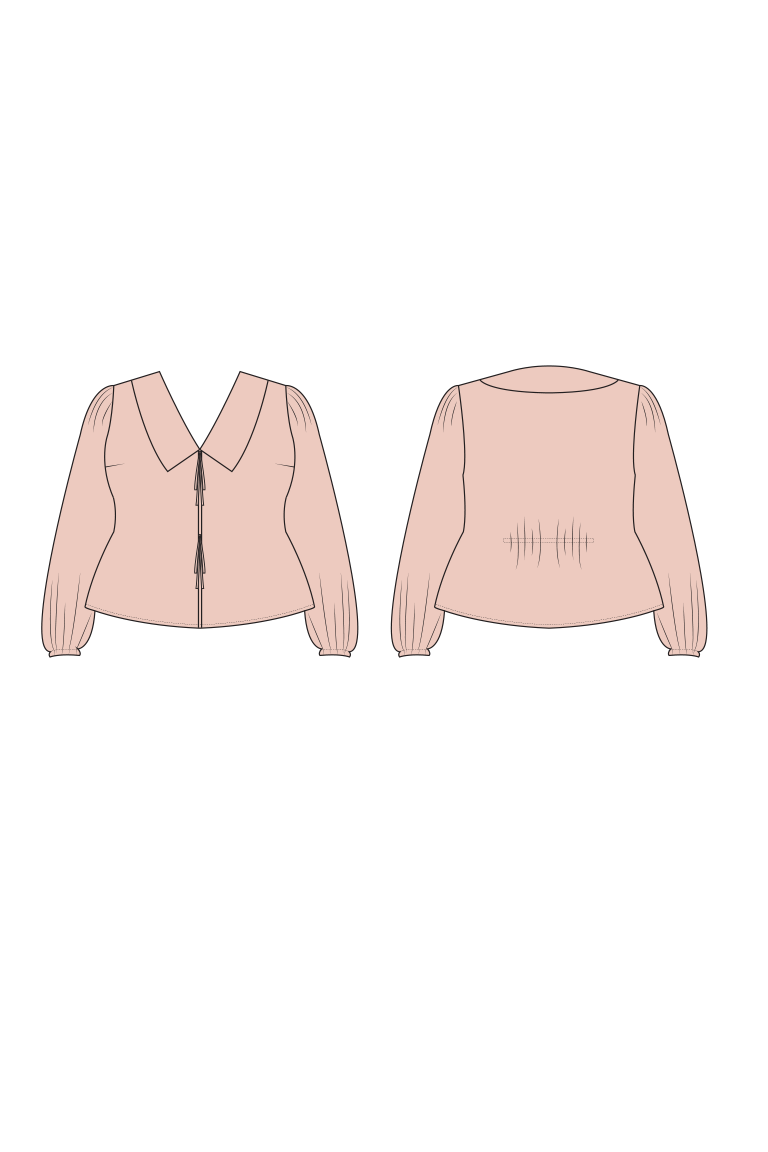 The  sewing pattern, from Seamwork