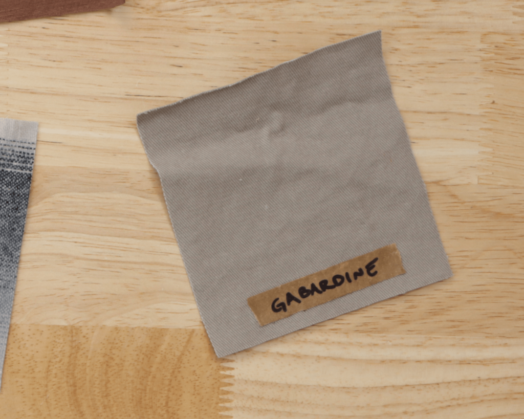 gabardine swatch